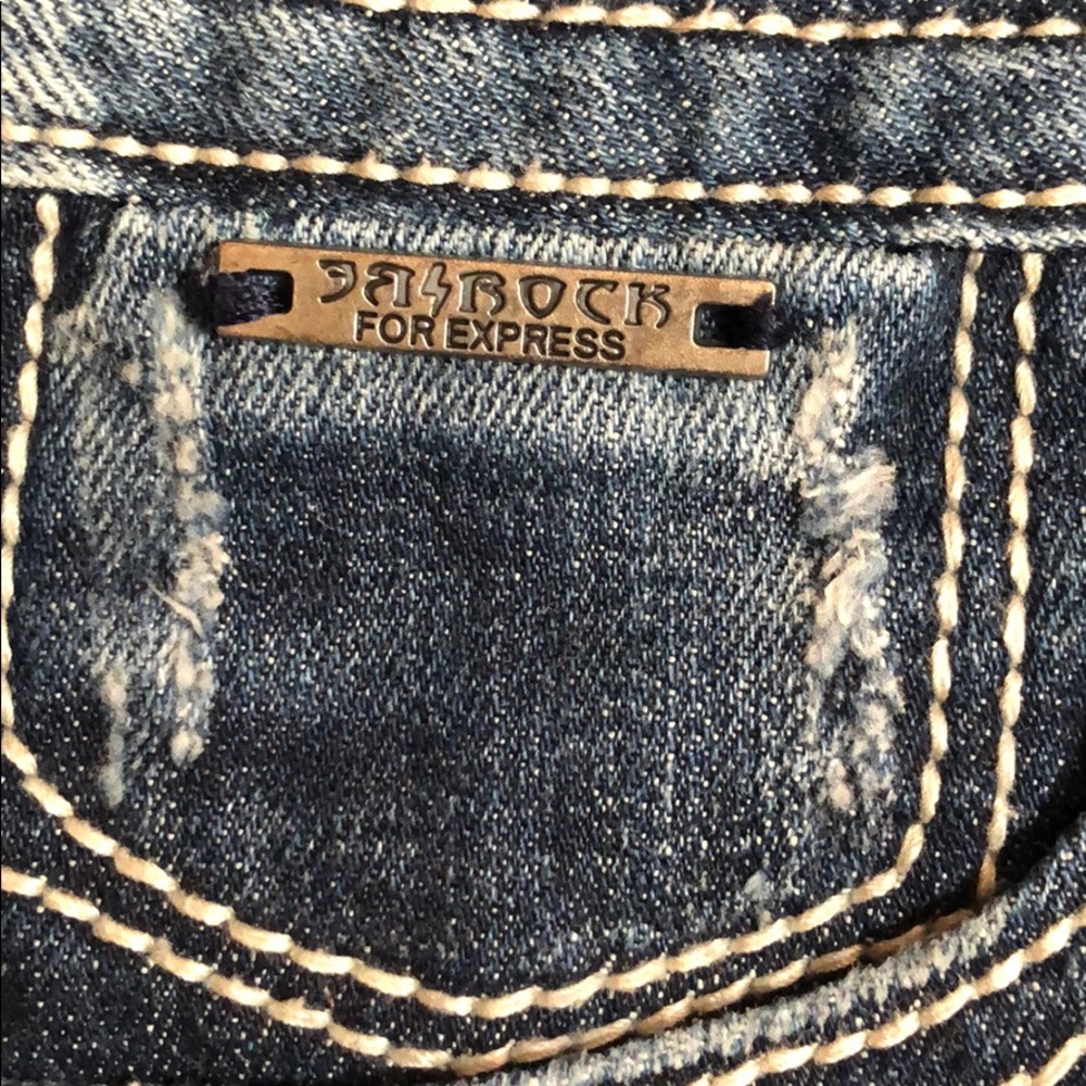 Express Boot Cut Jeans. REROCK Line. - Picture 3 of 5